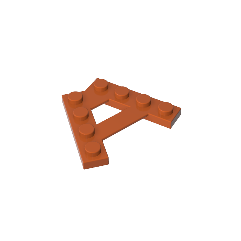 GDS-727 - Plate Special 4 Stud 45 Degrees Angle Plate