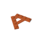 GDS-727 - Plate Special 4 Stud 45 Degrees Angle Plate