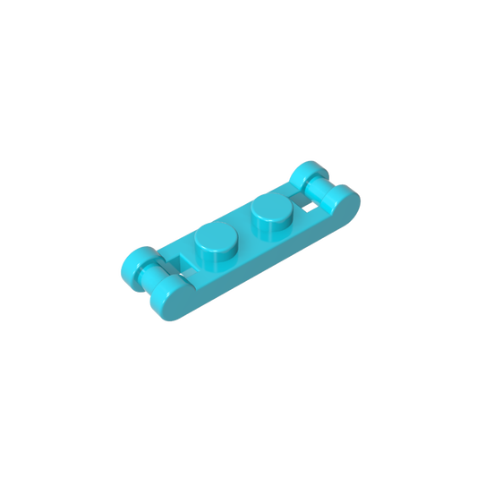 GDS-734 - Plate Special 1 x 2 with Handles on Ends
