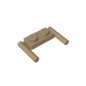 GDS-737 - Plate Special 1 x 2 with Handles [Flat Ends / Low Attachment]
