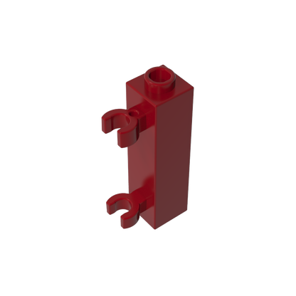 GDS-738 - Brick Special 1 x 1 x 3 with 2 Clips Vertical [Hollow Stud, Open O Clips]