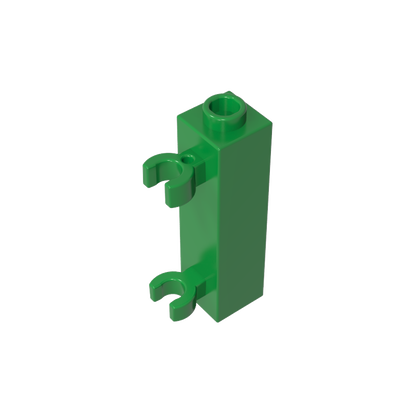 GDS-738 - Brick Special 1 x 1 x 3 with 2 Clips Vertical [Hollow Stud, Open O Clips]