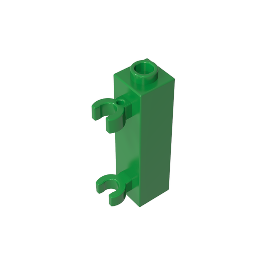 GDS-738 - Brick Special 1 x 1 x 3 with 2 Clips Vertical [Hollow Stud, Open O Clips]