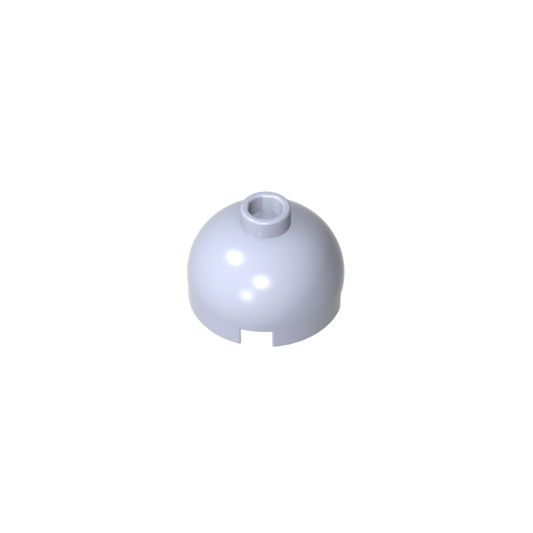 GDS-742 - Brick Round 2 x 2 Dome Top - Blocked Open Stud without Bottom Axle Holder