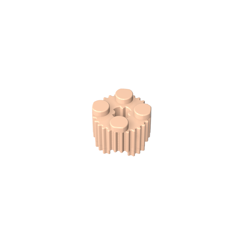 GDS-748 - Brick Round 2 x 2 [Grill]
