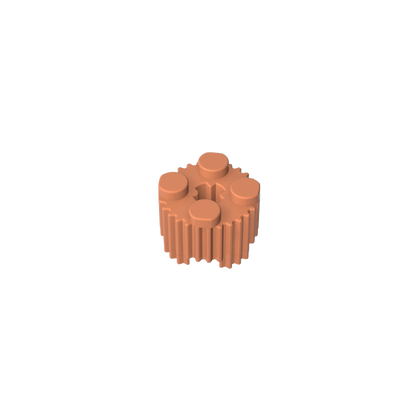 GDS-748 - Brick Round 2 x 2 [Grill]