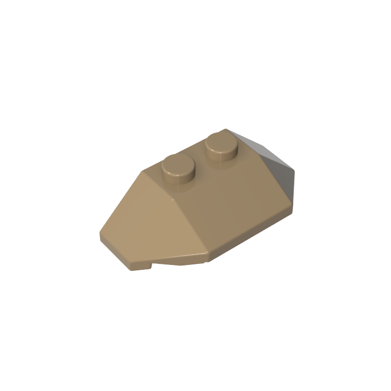 GDS-756 - Wedge Sloped 45 Degrees 2 x 4 Triple