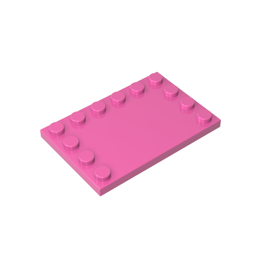 GDS-757 - Plate Special 4 x 6 with Studs on 3 Edges