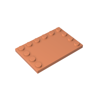 GDS-757 - Plate Special 4 x 6 with Studs on 3 Edges