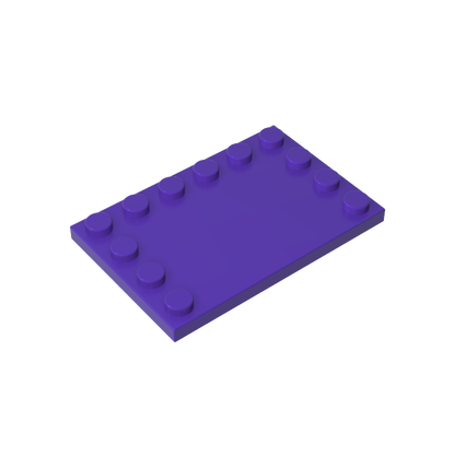 GDS-757 - Plate Special 4 x 6 with Studs on 3 Edges