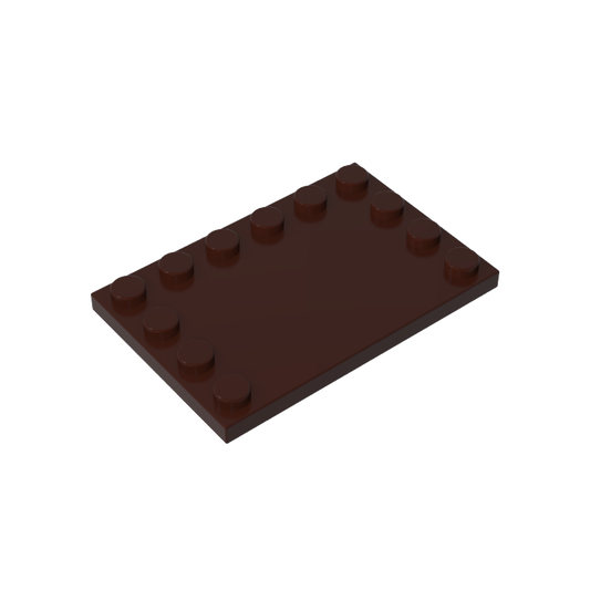 GDS-757 - Plate Special 4 x 6 with Studs on 3 Edges