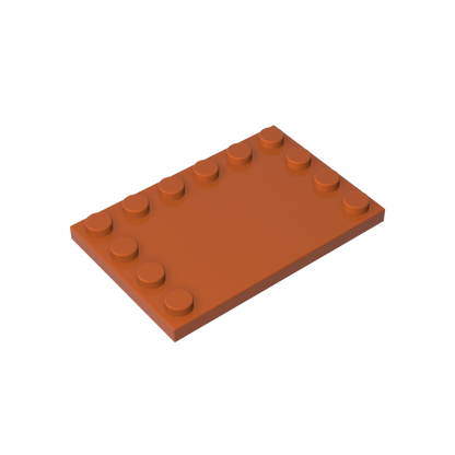 GDS-757 - Plate Special 4 x 6 with Studs on 3 Edges