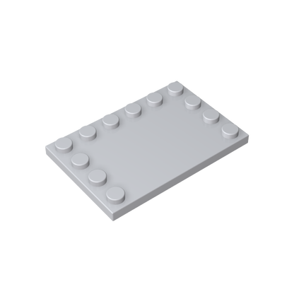 GDS-757 - Plate Special 4 x 6 with Studs on 3 Edges