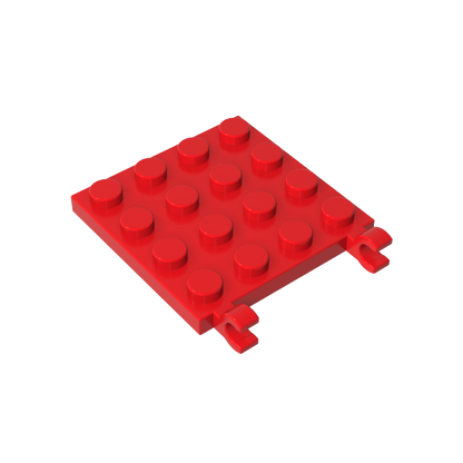 GDS-758 - Plate Special 4 x 4 with Clips Horizontal (thick open O clips)