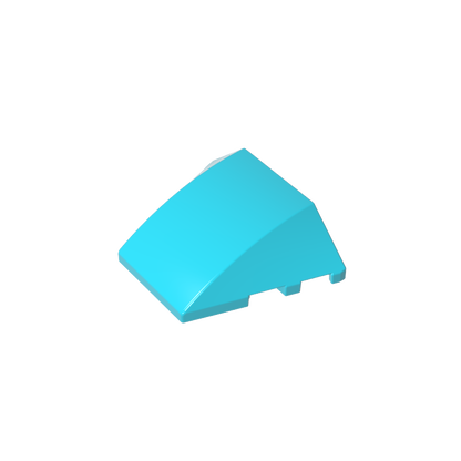 GDS-762 - Wedge Curved 4 x 3 No Studs [Plain]