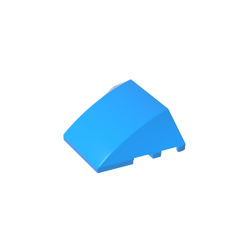 GDS-762 - Wedge Curved 4 x 3 No Studs [Plain]