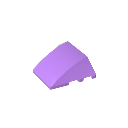GDS-762 - Wedge Curved 4 x 3 No Studs [Plain]