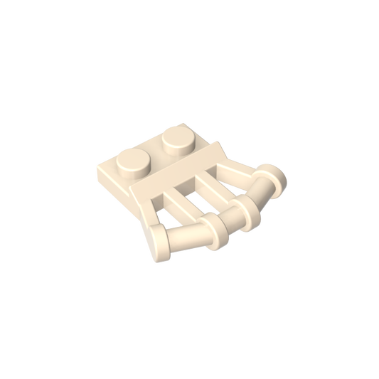 GDS-771 - Plate Special 1 x 2 with Angled Handles on Side