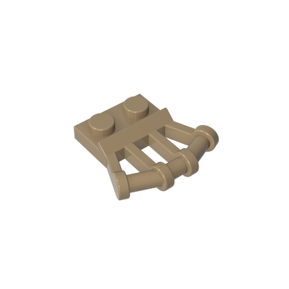 GDS-771 - Plate Special 1 x 2 with Angled Handles on Side