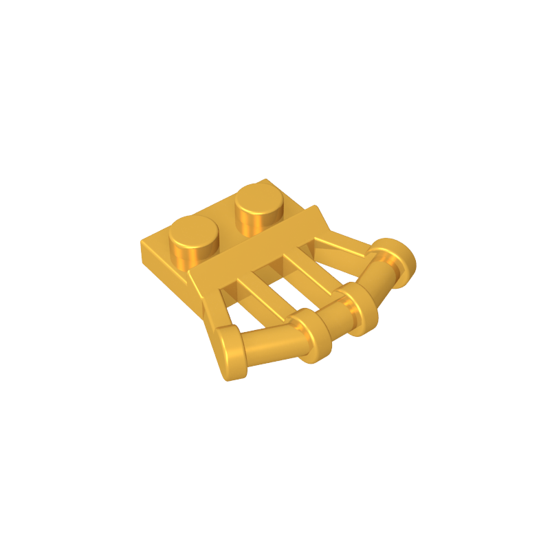 GDS-771 - Plate Special 1 x 2 with Angled Handles on Side