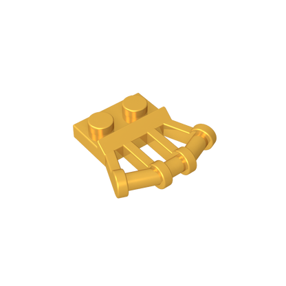 GDS-771 - Plate Special 1 x 2 with Angled Handles on Side