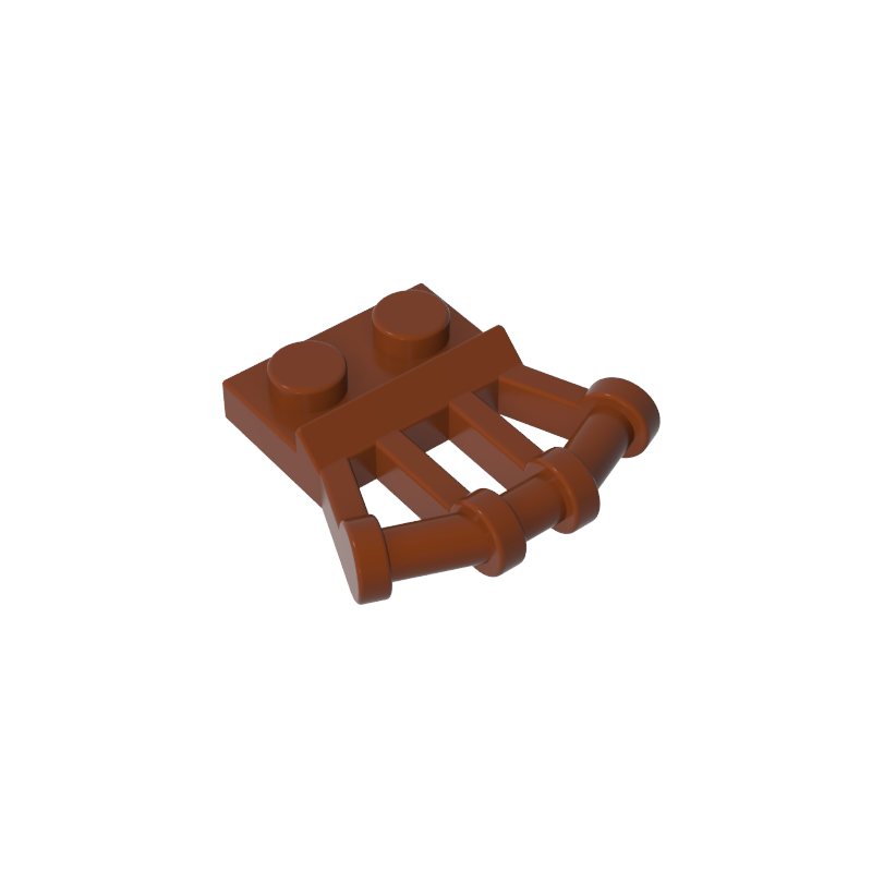 GDS-771 - Plate Special 1 x 2 with Angled Handles on Side