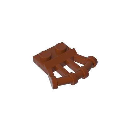 GDS-771 - Plate Special 1 x 2 with Angled Handles on Side