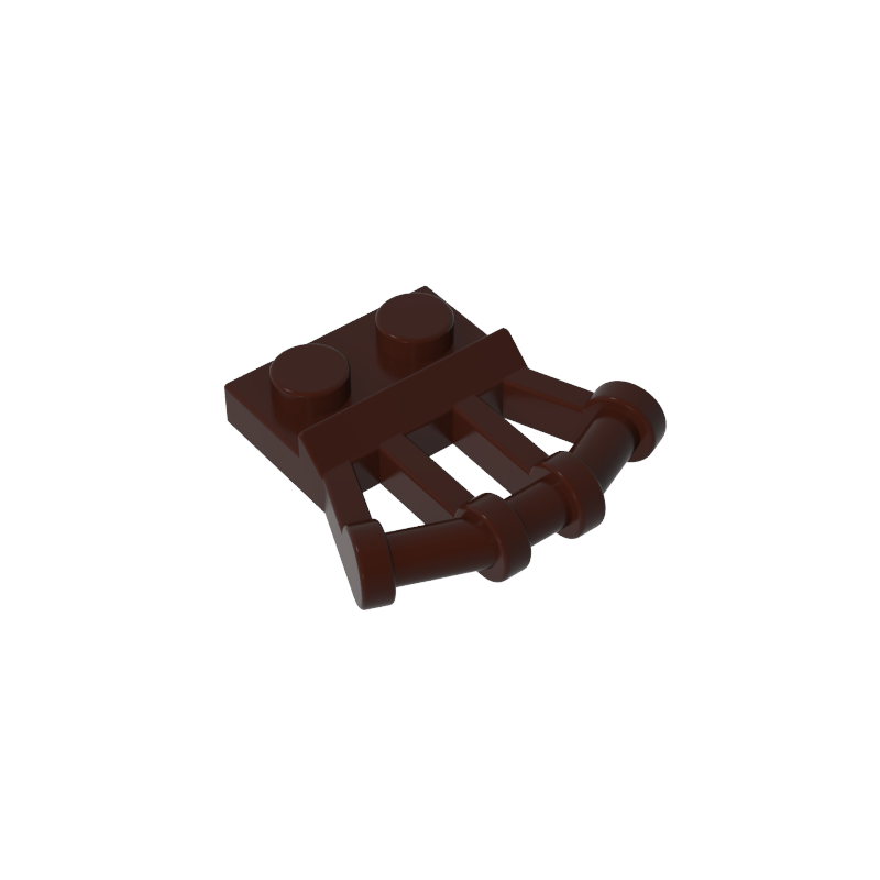 GDS-771 - Plate Special 1 x 2 with Angled Handles on Side