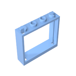 GDS-780 - Window 1 x 4 x 3 without Shutter Tabs