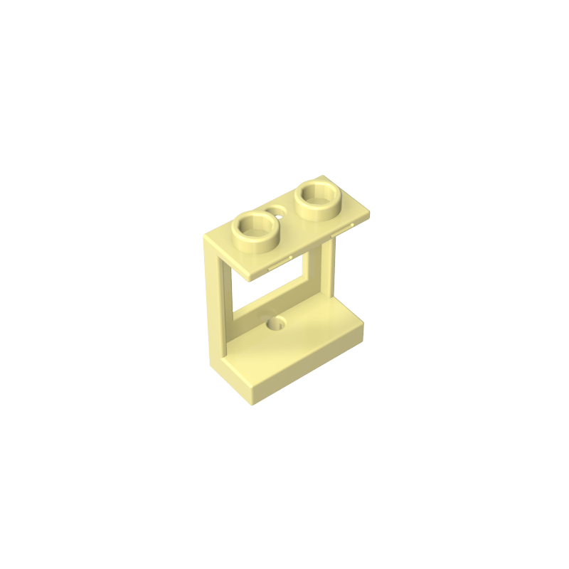 GDS-784 - Window 1 x 2 x 2 Plane, Single Hole Top and Bottom for Glass