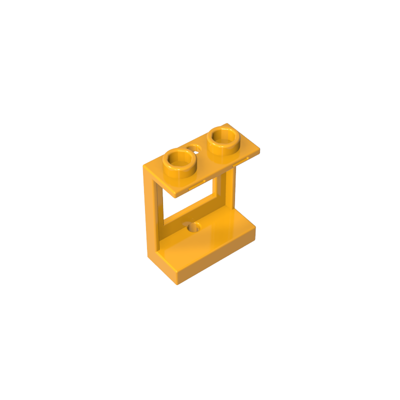 GDS-784 - Window 1 x 2 x 2 Plane, Single Hole Top and Bottom for Glass