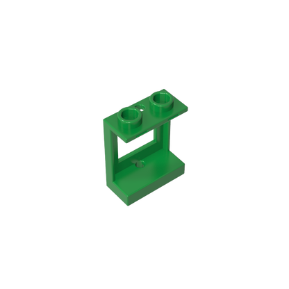 GDS-784 - Window 1 x 2 x 2 Plane, Single Hole Top and Bottom for Glass