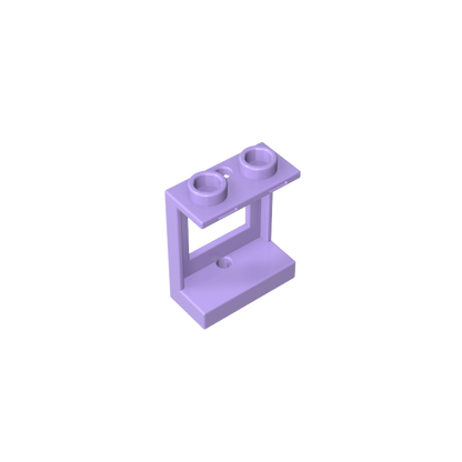 GDS-784 - Window 1 x 2 x 2 Plane, Single Hole Top and Bottom for Glass