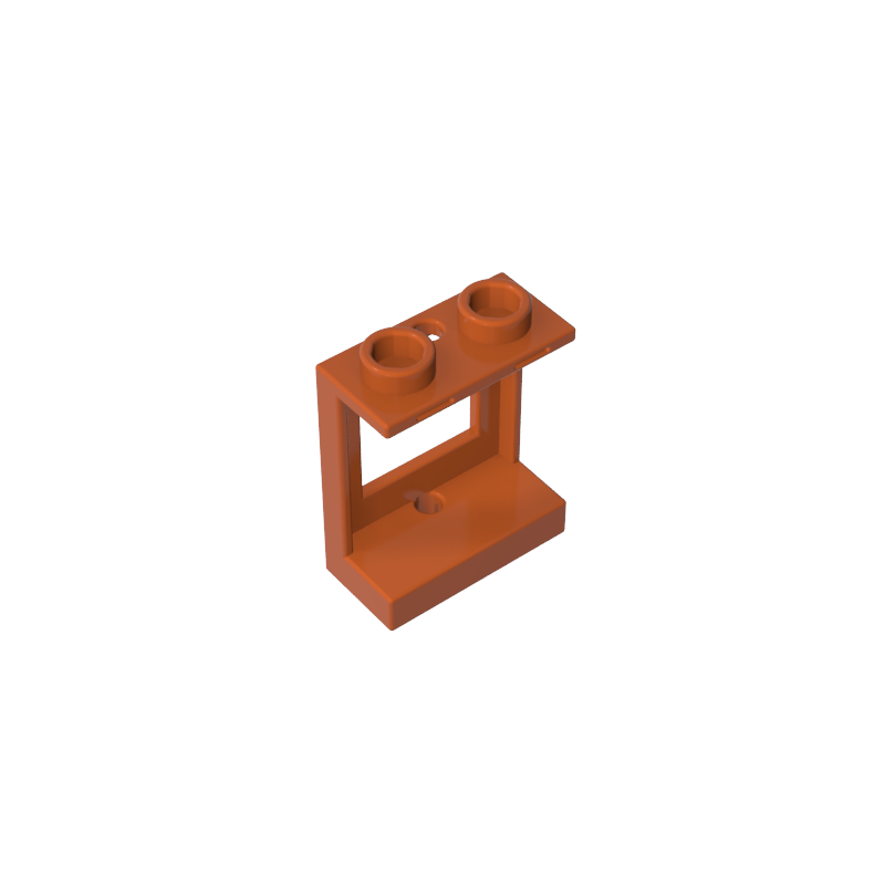 GDS-784 - Window 1 x 2 x 2 Plane, Single Hole Top and Bottom for Glass