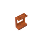 GDS-784 - Window 1 x 2 x 2 Plane, Single Hole Top and Bottom for Glass