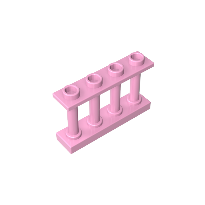GDS-789 - Fence Spindled 1 x 4 x 2 [4 Top Studs]