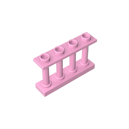 GDS-789 - Fence Spindled 1 x 4 x 2 [4 Top Studs]