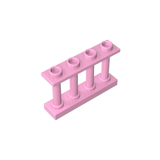 GDS-789 - Fence Spindled 1 x 4 x 2 [4 Top Studs]