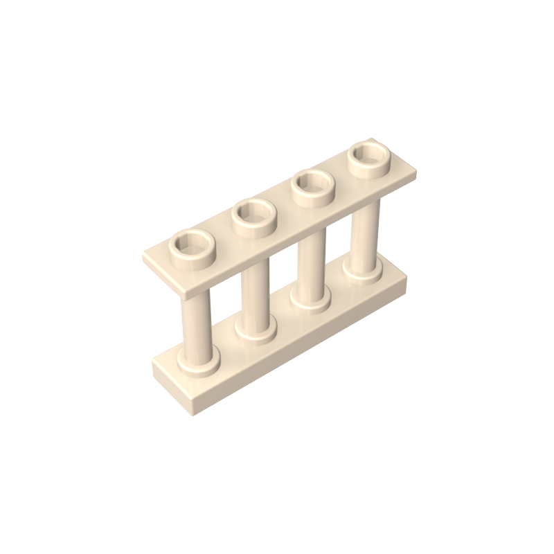 GDS-789 - Fence Spindled 1 x 4 x 2 [4 Top Studs]