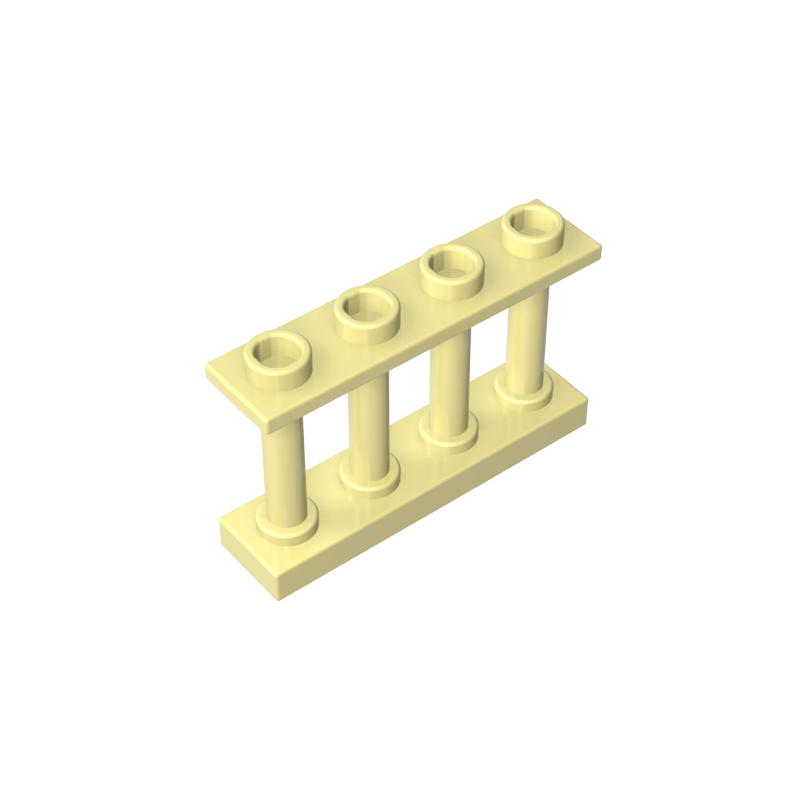 GDS-789 - Fence Spindled 1 x 4 x 2 [4 Top Studs]