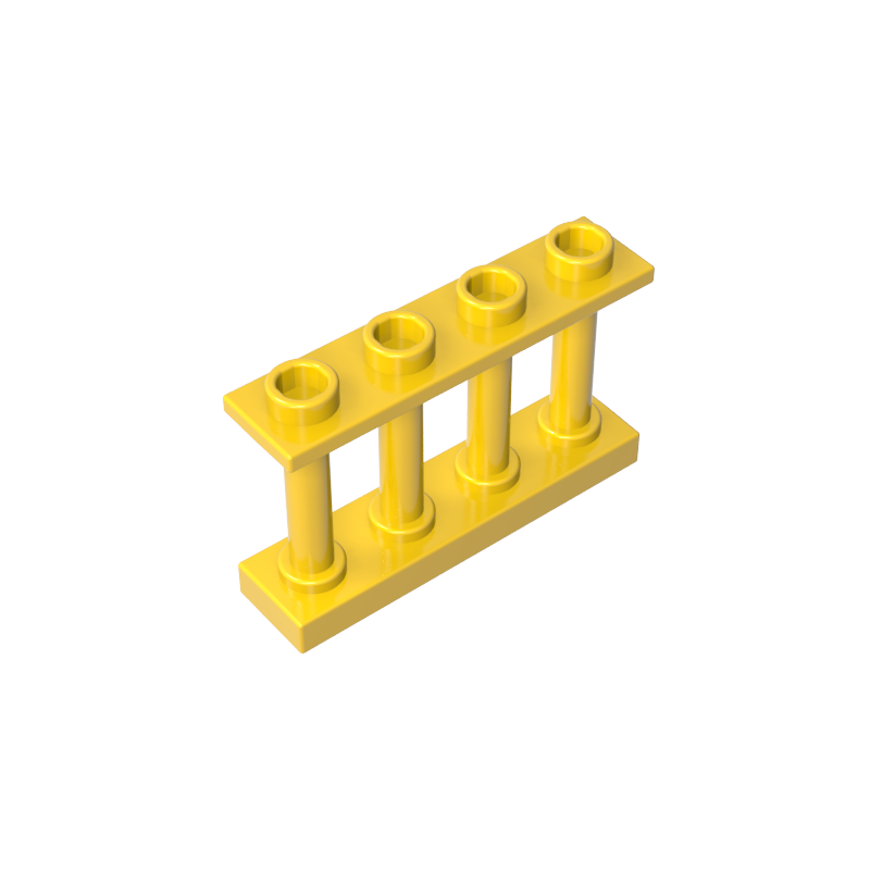 GDS-789 - Fence Spindled 1 x 4 x 2 [4 Top Studs]