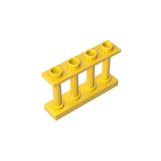GDS-789 - Fence Spindled 1 x 4 x 2 [4 Top Studs]