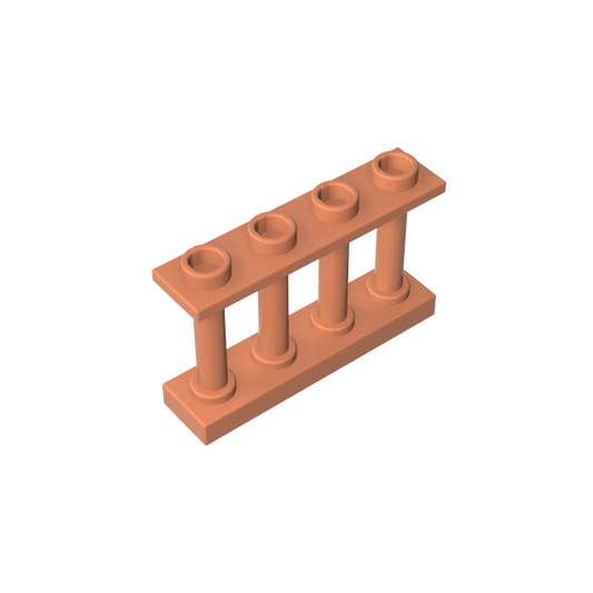 GDS-789 - Fence Spindled 1 x 4 x 2 [4 Top Studs]