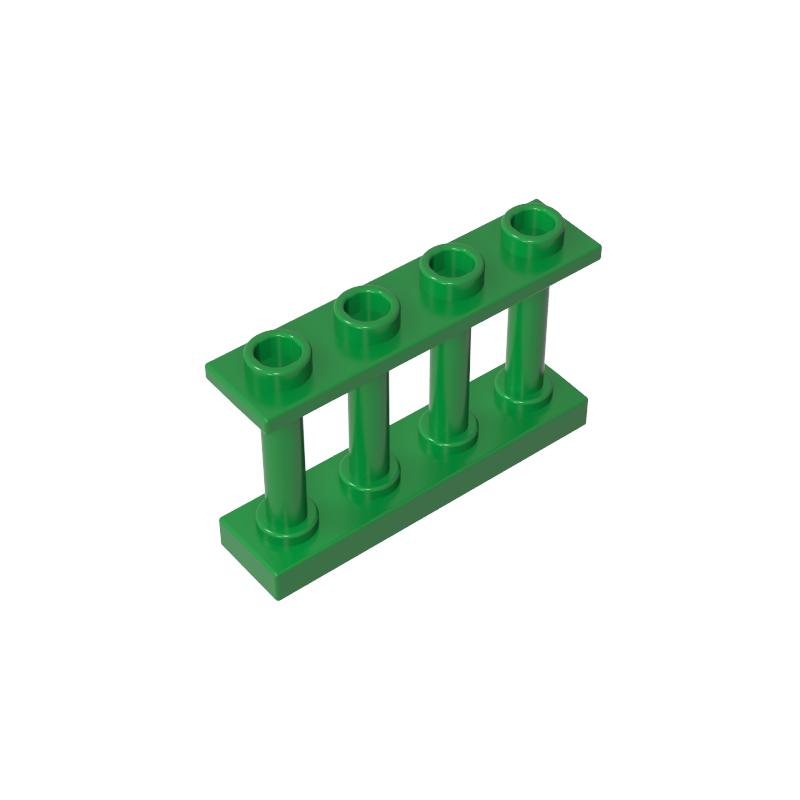 GDS-789 - Fence Spindled 1 x 4 x 2 [4 Top Studs]