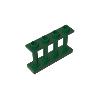 GDS-789 - Fence Spindled 1 x 4 x 2 [4 Top Studs]
