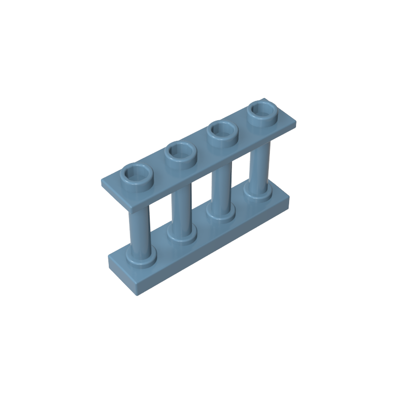 GDS-789 - Fence Spindled 1 x 4 x 2 [4 Top Studs]