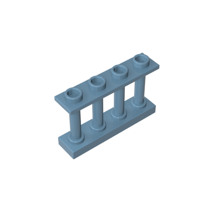 GDS-789 - Fence Spindled 1 x 4 x 2 [4 Top Studs]