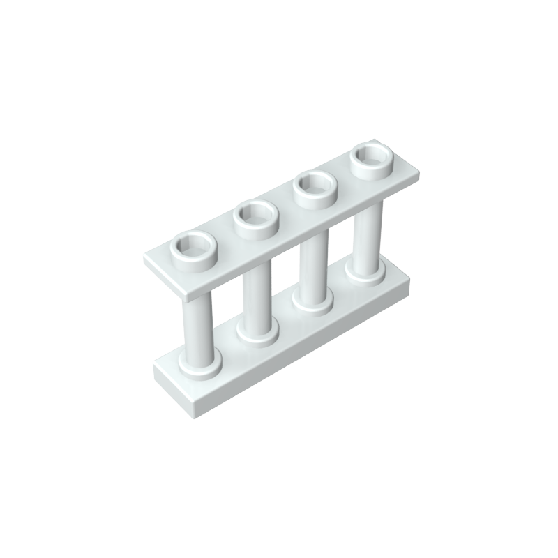 GDS-789 - Fence Spindled 1 x 4 x 2 [4 Top Studs]