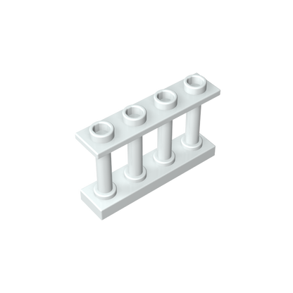GDS-789 - Fence Spindled 1 x 4 x 2 [4 Top Studs]