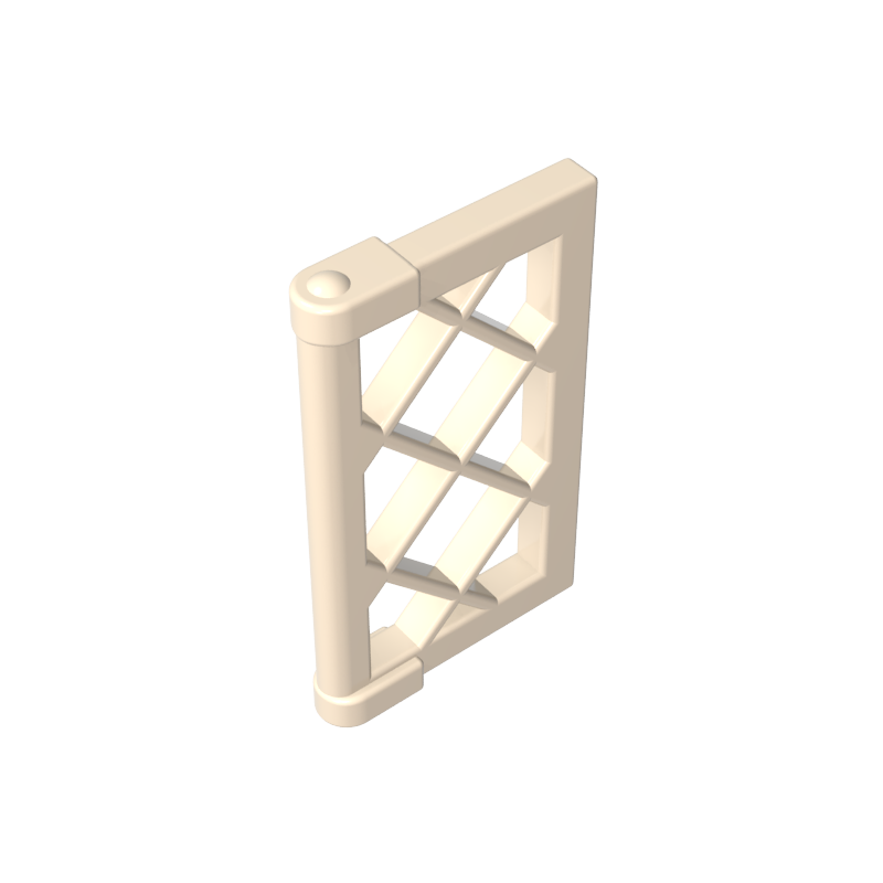 GDS-790 - Window 1 x 2 x 3 Pane Latticed with Thick Corner Tabs